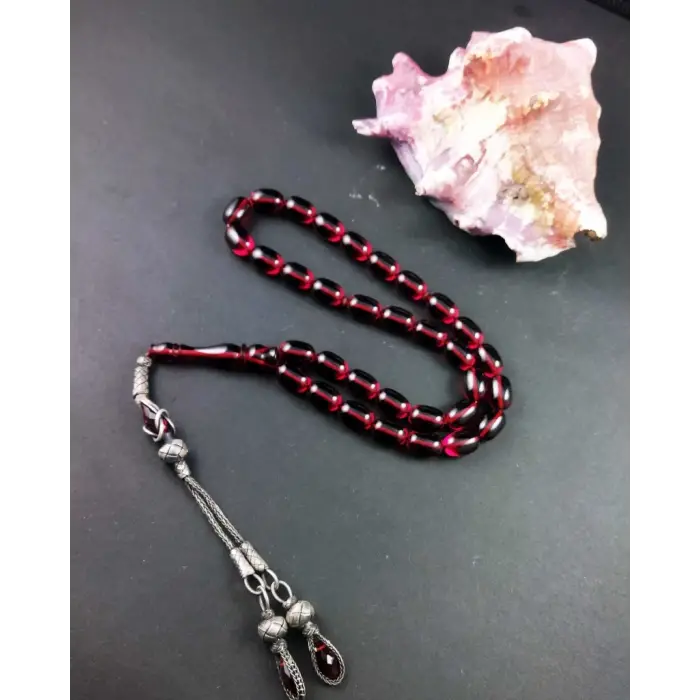 12 MM Kırmızı Sıkma Kehribar