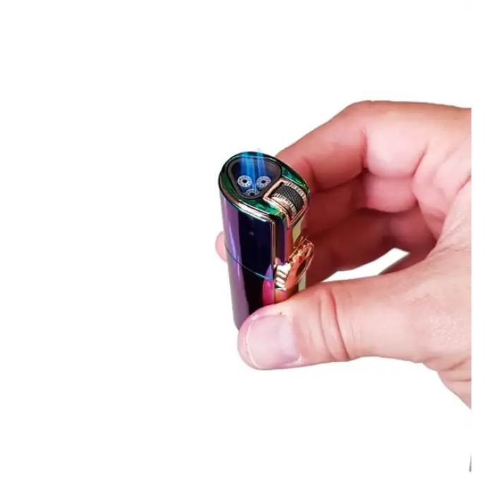 Taşlı 3 Pürmüz Alevli Multi Delicili Puro Çakmağı