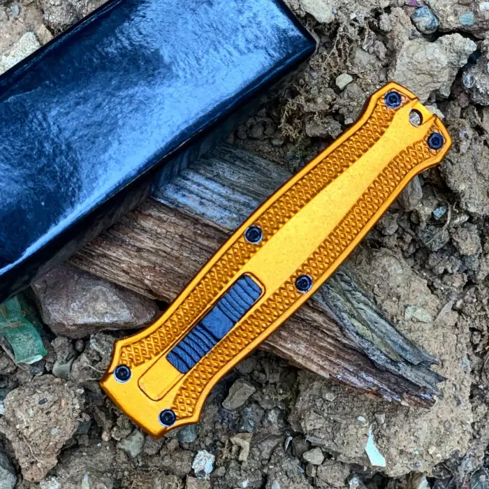 Microtech 5.11 Yellow Minik İçten Çıkmalı Kamp Bıçağı