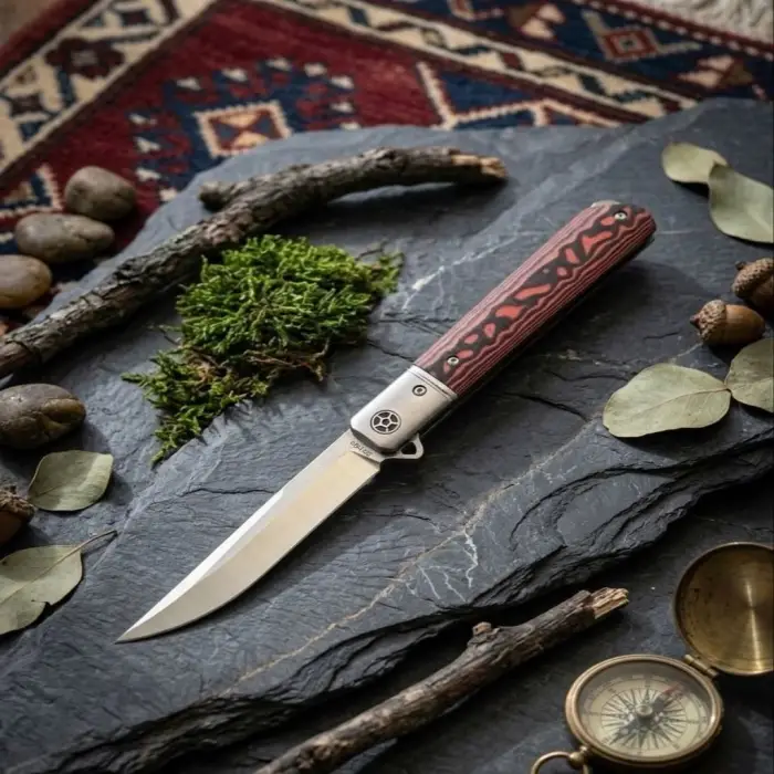 Haps Bugs Serisi Kırmızı G10 Kabzeli Özel Tasarım Katlanır Çakı