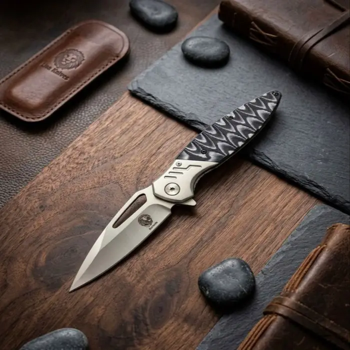 Haps Bugs A341 Titanyum Gövdeli S35VN Çelik Katlanır Çakı