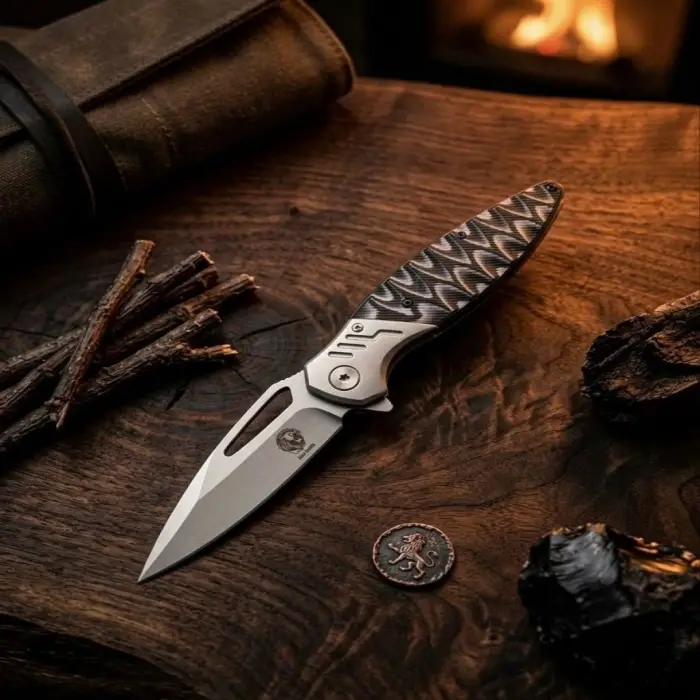 Haps Bugs A341 Titanyum Gövdeli S35VN Çelik Katlanır Çakı