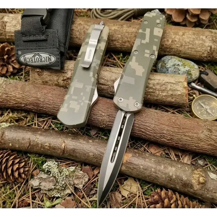 Knivox Microtech Kamuflaj İçten Çıkmalı Çakı