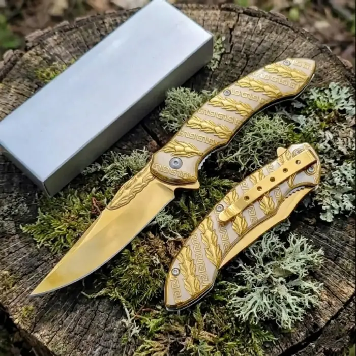 Knivox Browning Desenli Gold Kamp Çakısı