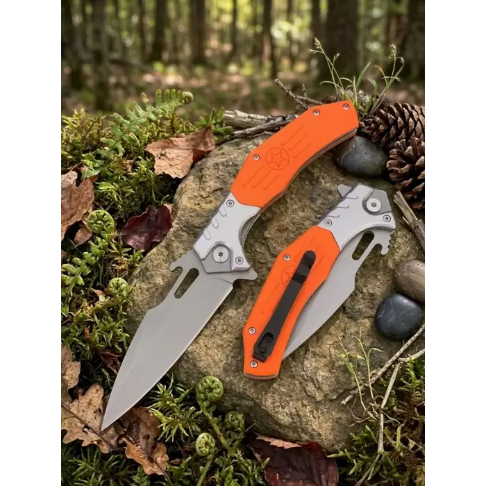 Knivox Browning D2 Çelik Rulmanlı Sistem Outdoor Kamp Bıçağı