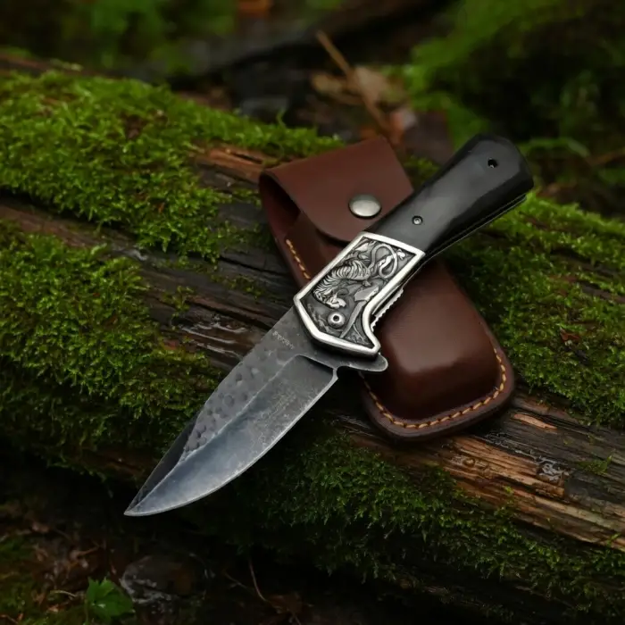 Knivox Columbia Company A3244-B Dövme Çelik Baba Kamp Çakısı