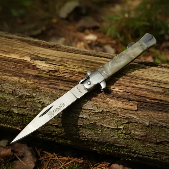 Knivox Columbia Company A032-F Sedef Kabze Manuel Kamp Çakısı