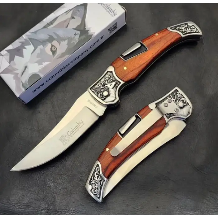 AlsepeteAvm AlsepeteAvm A3209-A İşlemeli Manuel Kamp Çakısı