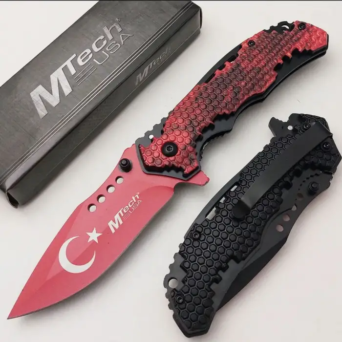 AlsepeteAvm  AlsepeteAvm Albayrak Desenli Kamp Çakısı