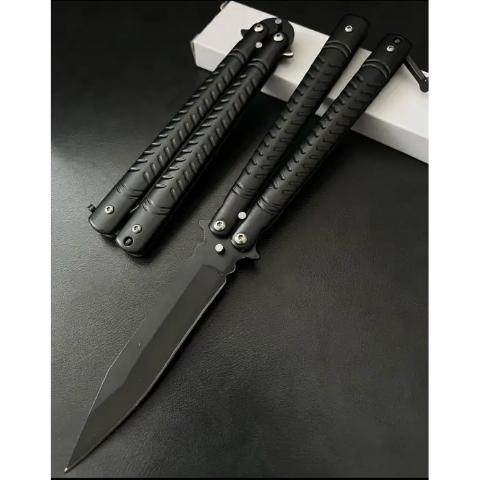 AlsepeteAvm Çizgi Desenli Tek Kelebek Çakı