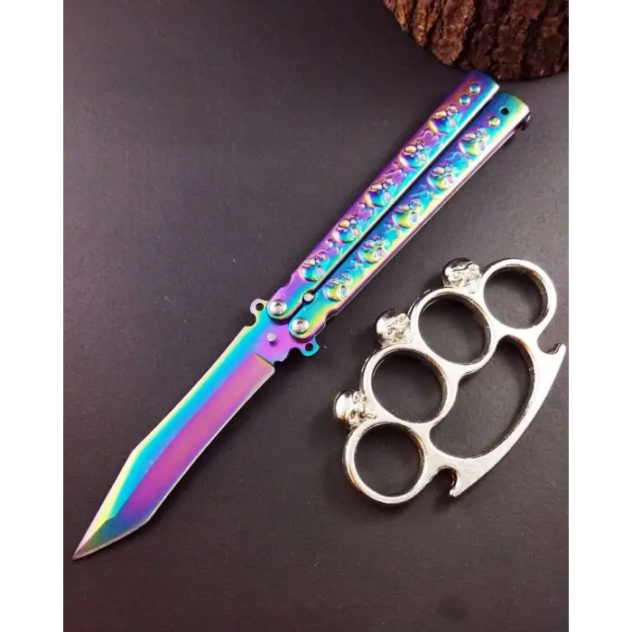 AlsepeteAvm Gökkuşağı - Kuru Kafa - Punch Hediyeli Kelebek