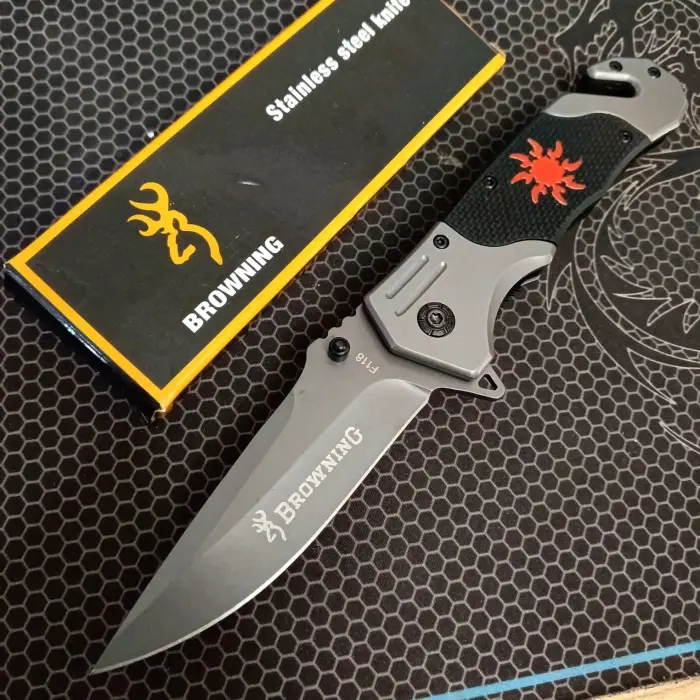 AlsepeteAvm  AlsepeteAvm Güneş Desenli Kurtarma Çakısı