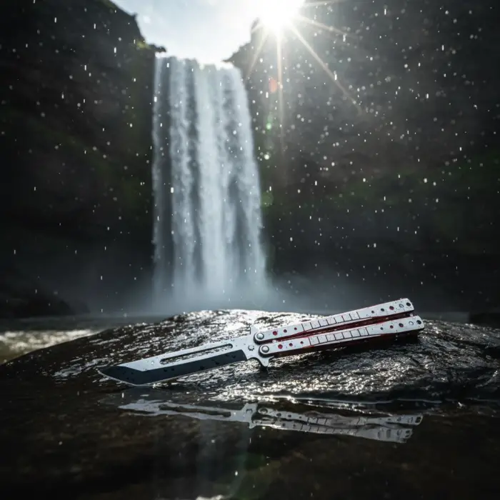 AlsepeteAvm Kırmızı Tanto Kamp Çakısı