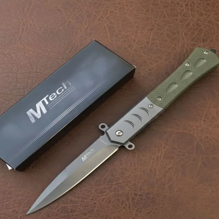 AlsepeteAvm  AlsepeteAvm Mt-3002-A Haki Auto Kamp Çakısı