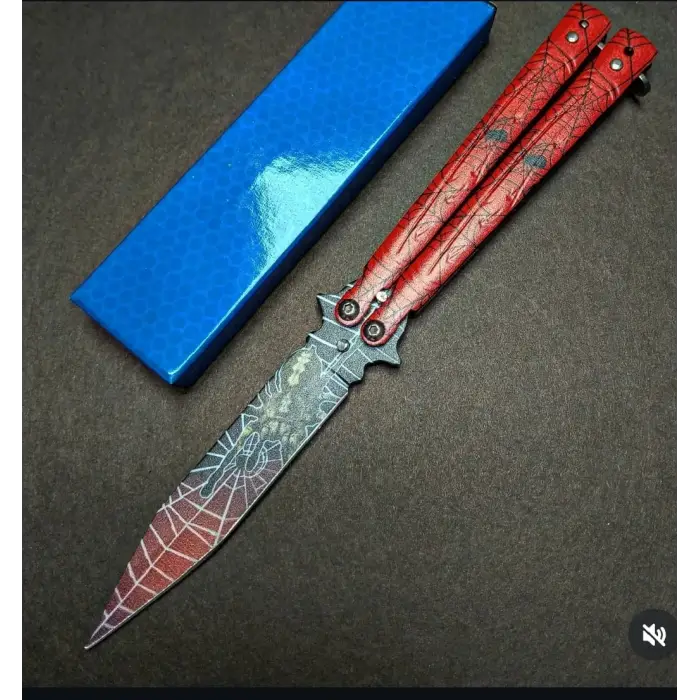 AlsepeteAvm Örümcek Desenli Kelebek