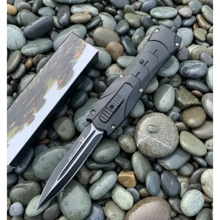 AlsepeteAvm  AlsepeteAvm Siyah İçten Çıkmalı Auto Kamp Çakısı