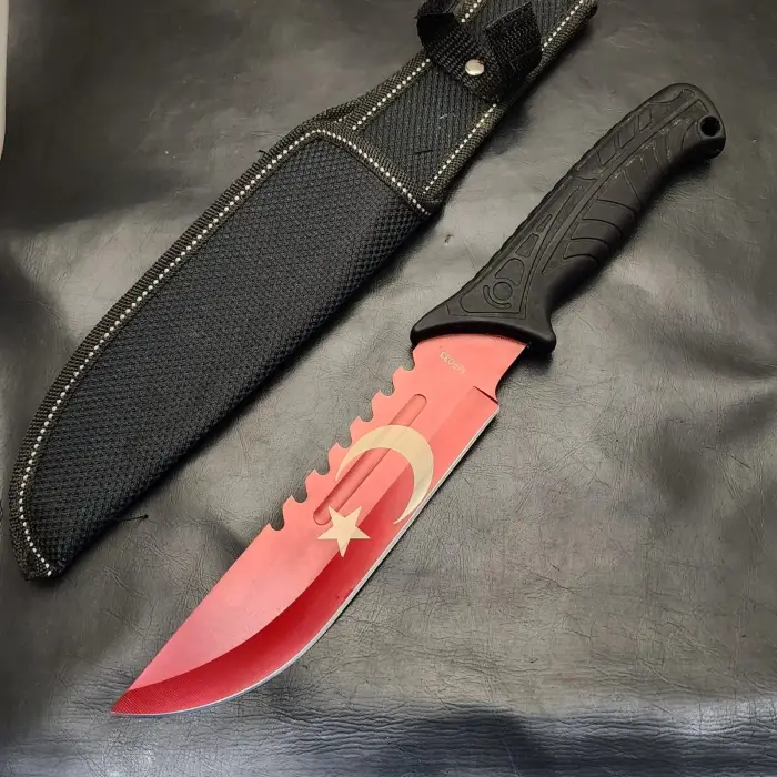 AlsepeteAvm  Ay Yıldız Kama Avcı Bıçağı