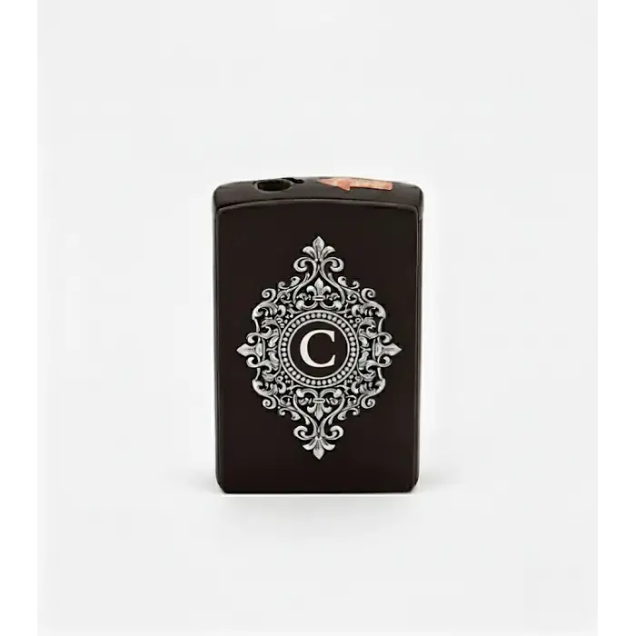 C Harfli Detaylı Kişiye Özel Harf Baskılı Gazlı Çakmak