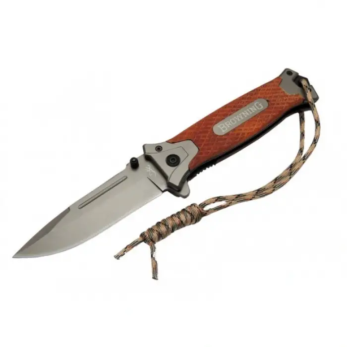 AlsepeteAvm Browning Ahşap Çakı İpli 364RD 21.5 CM