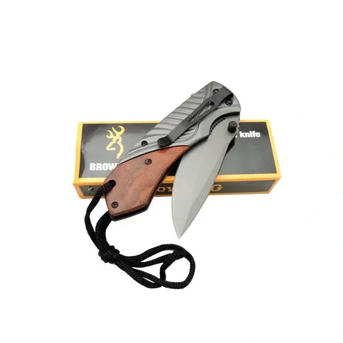 Browning Çakı Ahşap İpli FA76A 21 CM