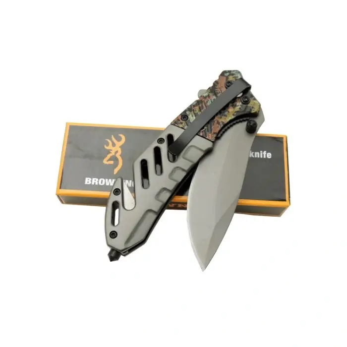 AlsepeteAvm Browning Titanyum Renkli Kurtarma Çakısı A339B 21 CM