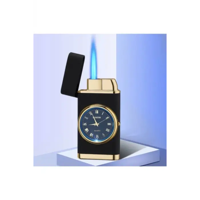 AlsepeteAvm Çakmak Saatli Turbo Işıklı Çakmak