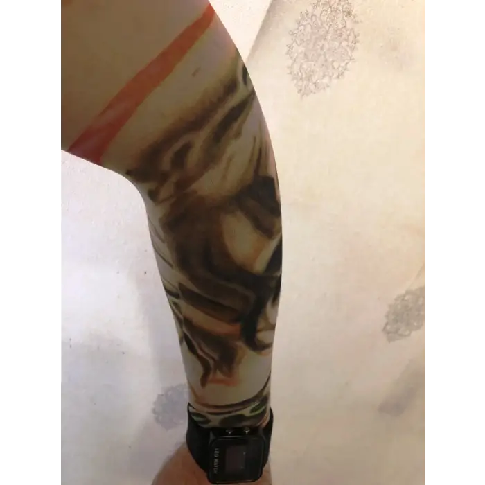 Çift Kol Giyilebilir Dövme Girdap Desenler Tattoo Sleeve