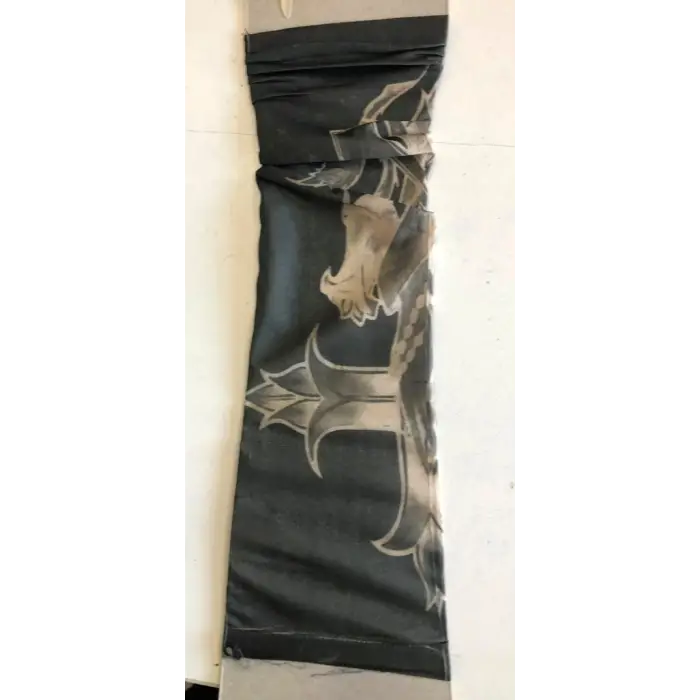 Çift Kol Giyilebilir Dövme Siyah Güllü Desenler