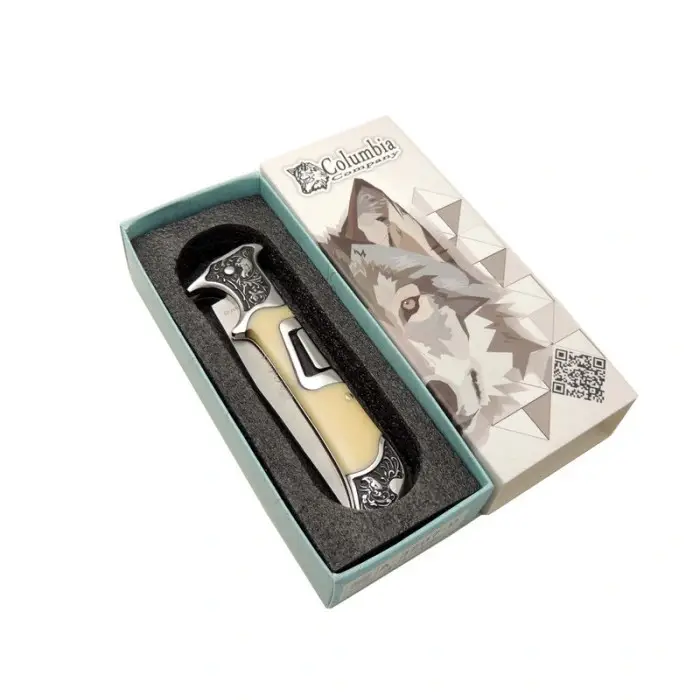 Columbia Avcı Çakısı Krem A-3207-D 23 CM