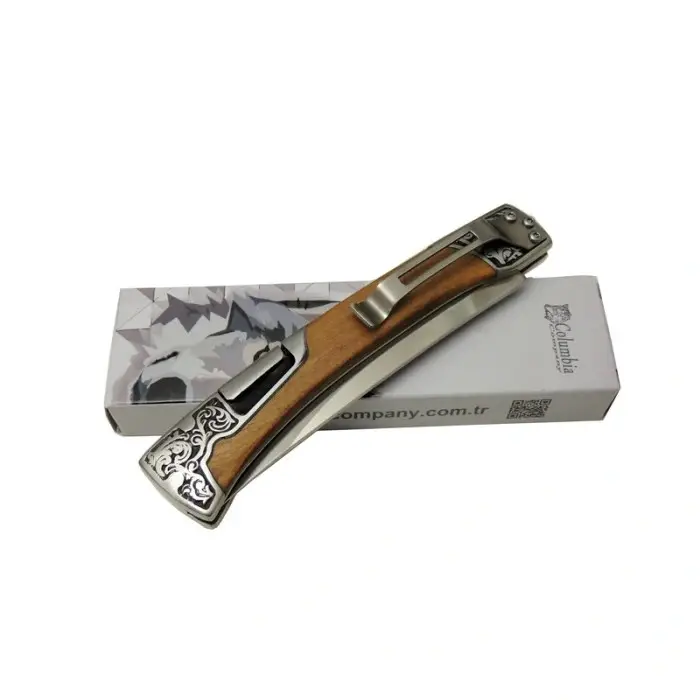 AlsepeteAvm Columbia Hançer Çakı Ahşap A-3165-D 24 CM