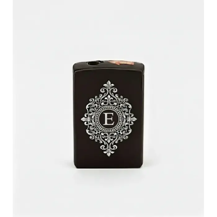 E Harfli Detaylı Kişiye Özel Harf Baskılı Gazlı Çakmak
