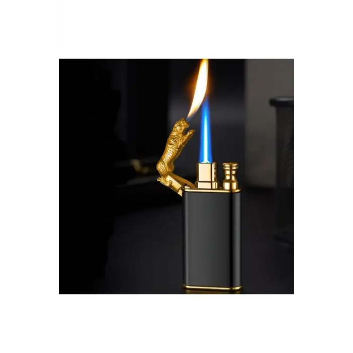 AlsepeteAvm Ejderha Figürlü Çift Alev Çakmak