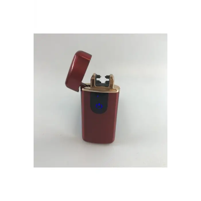 AlsepeteAvm Elektronik Alevsiz Çakmak Usb Şarjlı Dokunmatik Led Ekran