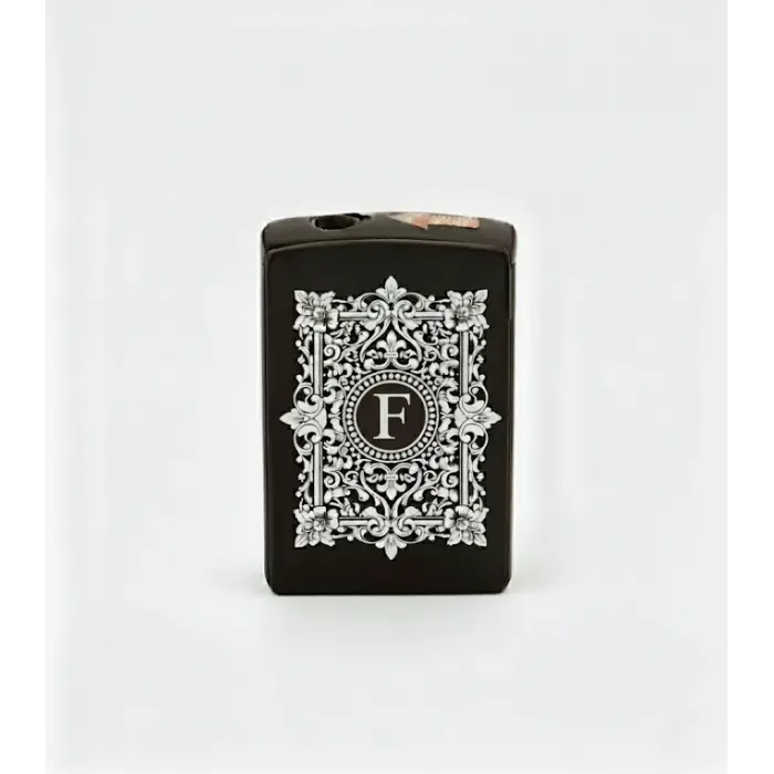 F Harfli Detaylı Kişiye Özel Harf Baskılı Gazlı Çakmak