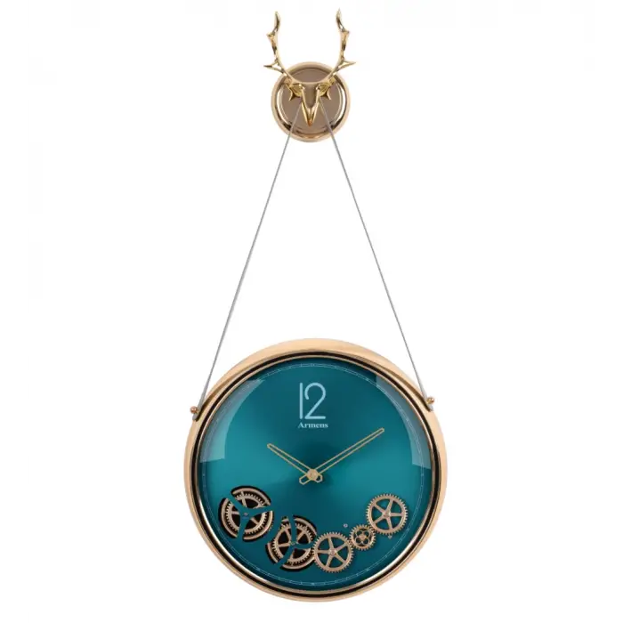 Geyikli Çarklı Duvar Saati