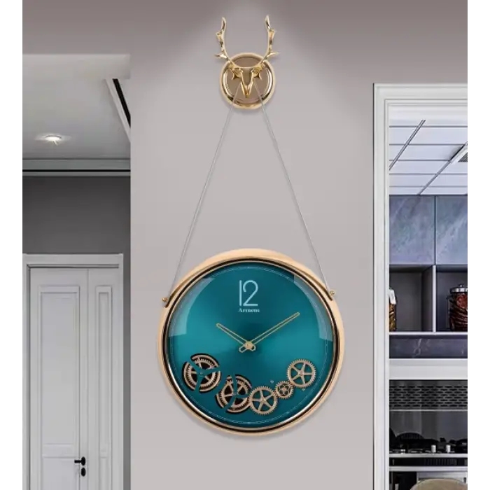 Geyikli Çarklı Duvar Saati