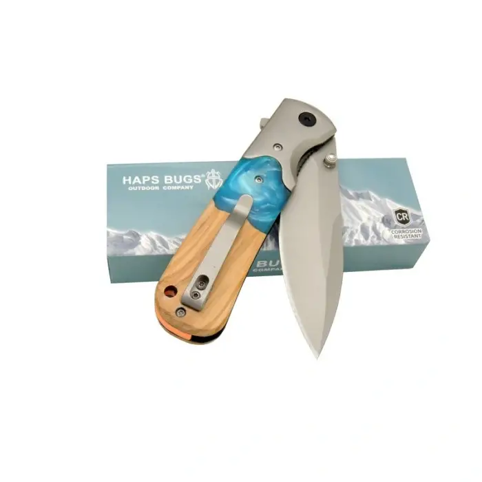 AlsepeteAvm Haps Bugs Fosforlu Avcı Çakısı CM134BL 21,5 CM