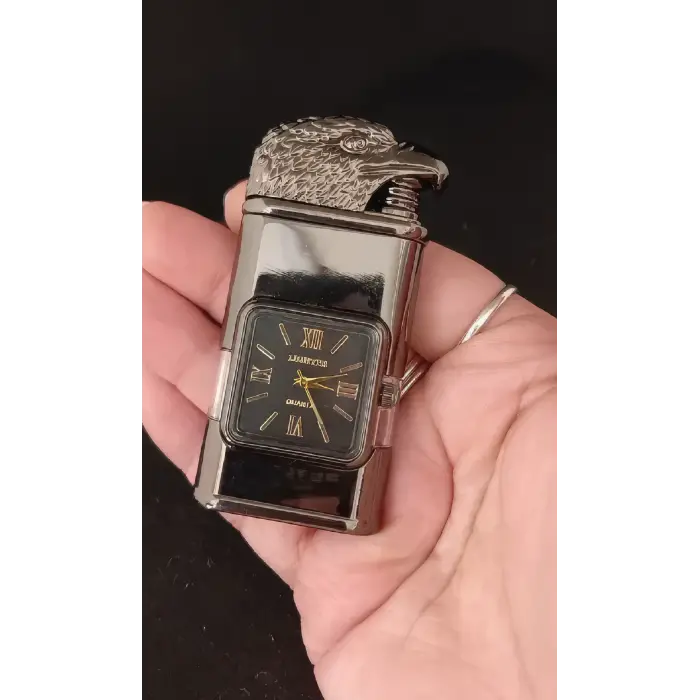 Kartal Başlıklı Saatli Çakmak