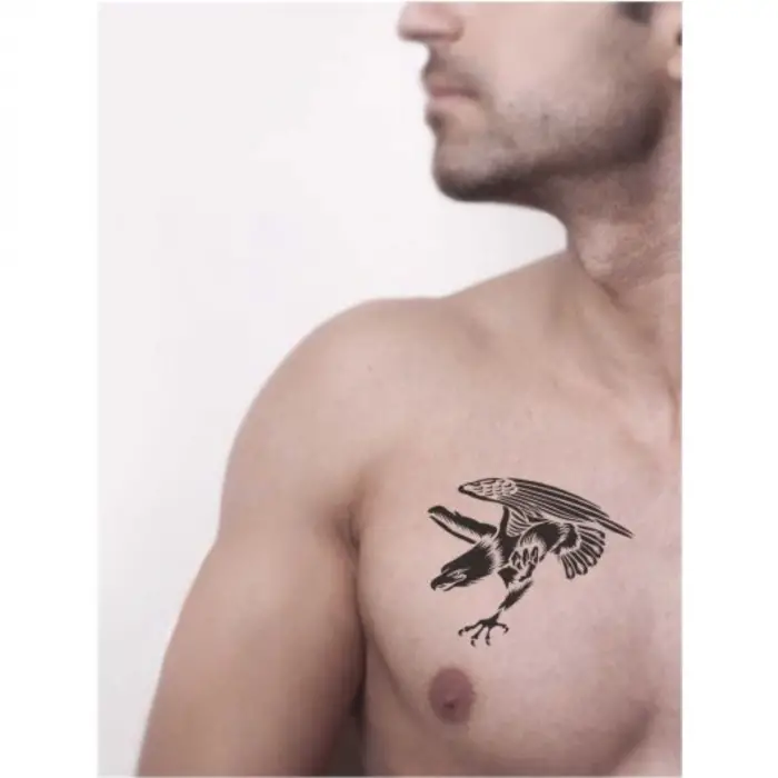 Kartal Saldırısı Tattoo Geçici Dövme Şablonları Kına Kalıpları