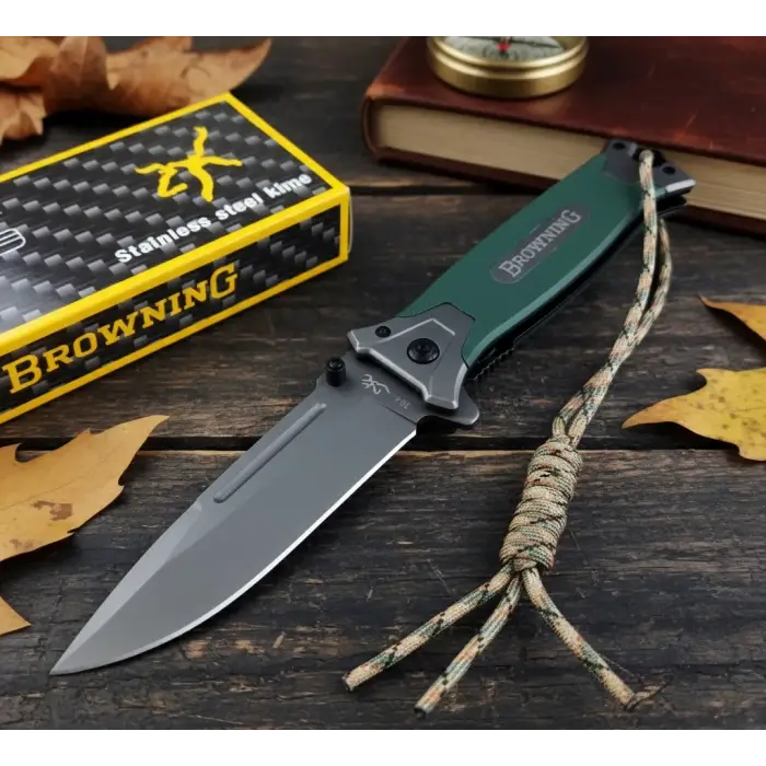 Knivox 364 İpli Haki Kamp Çakısı