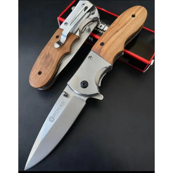 Knivox Ahsap Kabze Kamp Çakısı