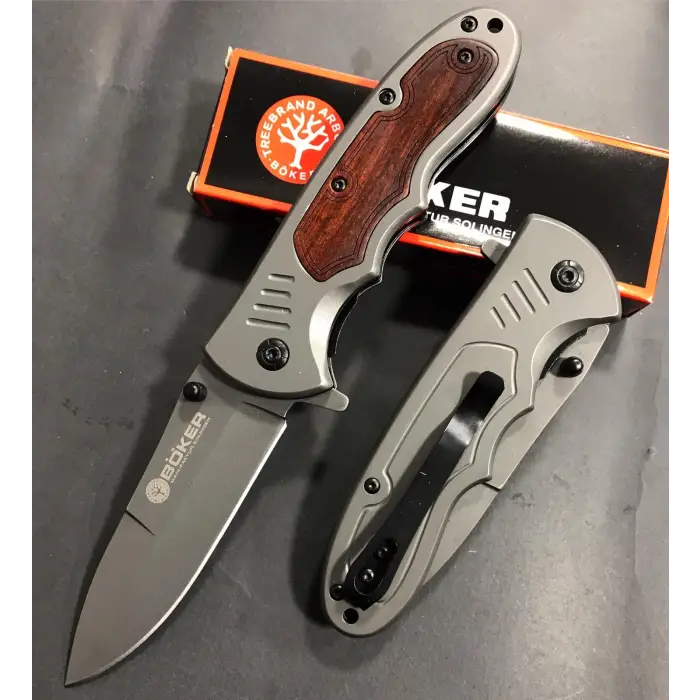 Knivox Ahşap Kabze Kamp Çakısı