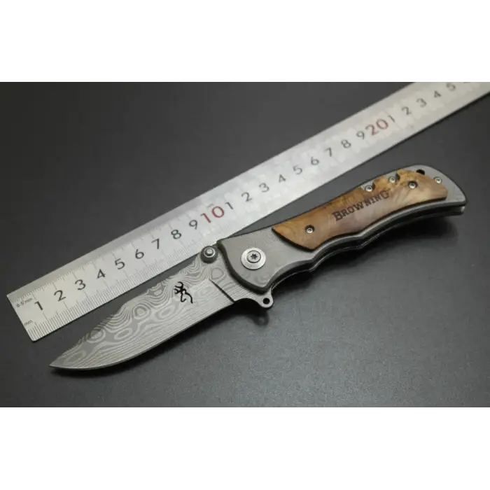 Knivox Damascus Kamp Çakısı