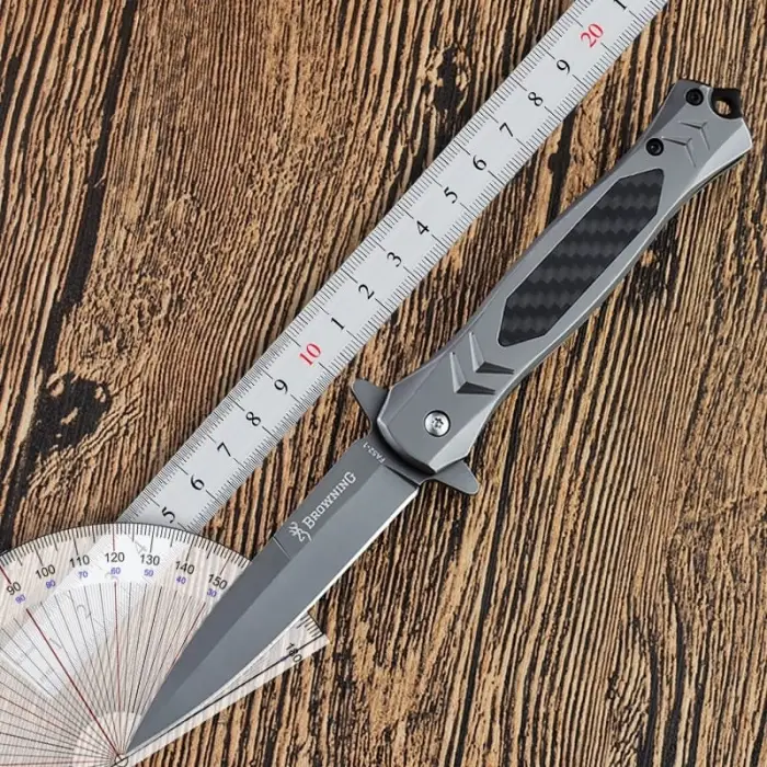 Knivox FA52-1 Metal Kabze Auto Kamp Çakısı