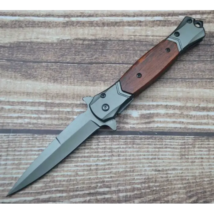 Knivox FA52 Ahşap Auto Kamp Çakısı