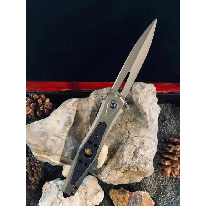Knivox G10 İtalyan Auto Kamp Çakısı
