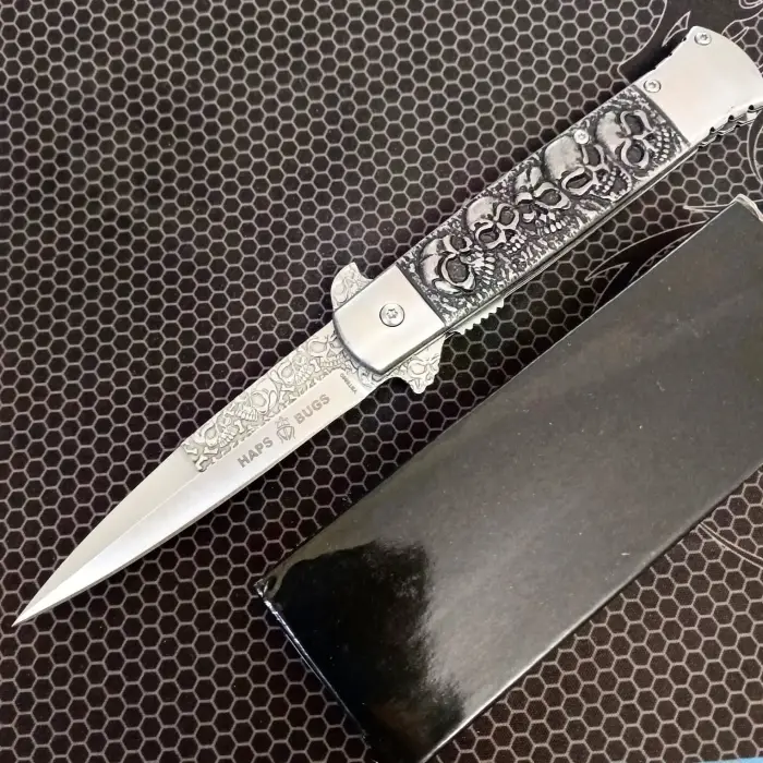 Knivox Hops Kuru Kafa Desenli Kamp Çakısı