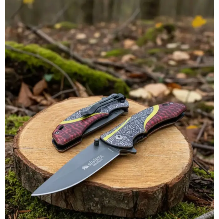 Knivox S-2000 Yellow Hunter Knife Kamp Çakısı