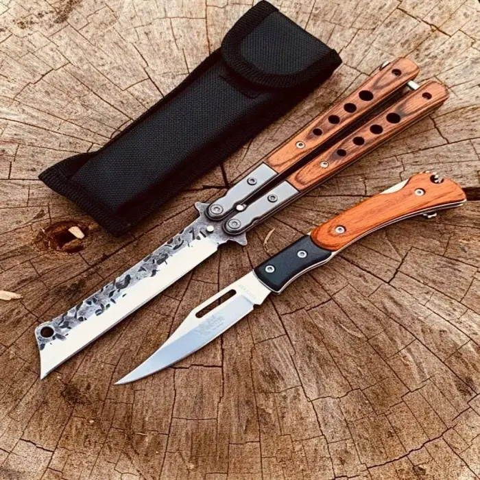 Knivox Tanto ve Mini Çakı Kelebek Seti
