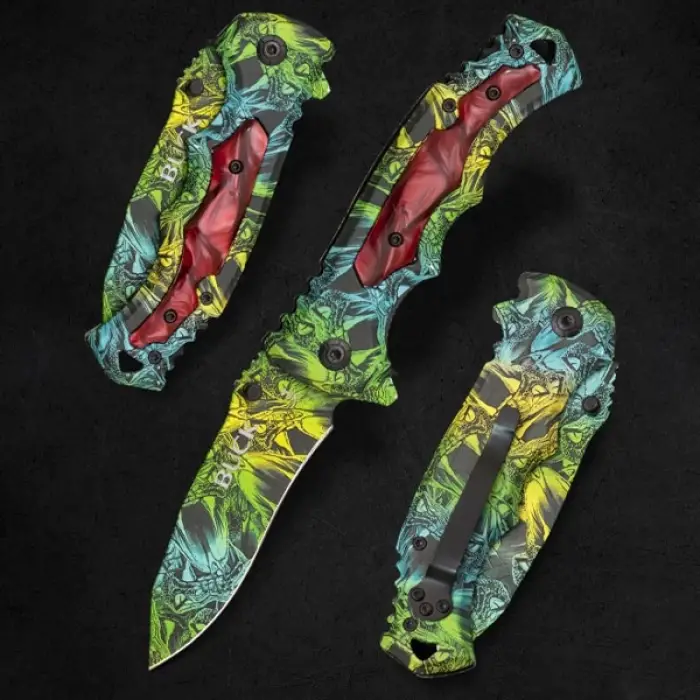 Knivox X54 Desenli Auto Kamp Çakısı